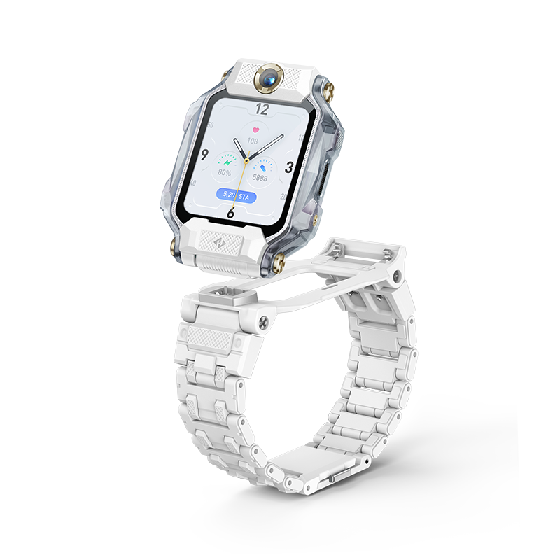 小天才电话手表 Z8 少年版 贝母白 防水GPS定位智能手表 学生儿童移动联通电信4G视频拍照双摄手表手机男女孩