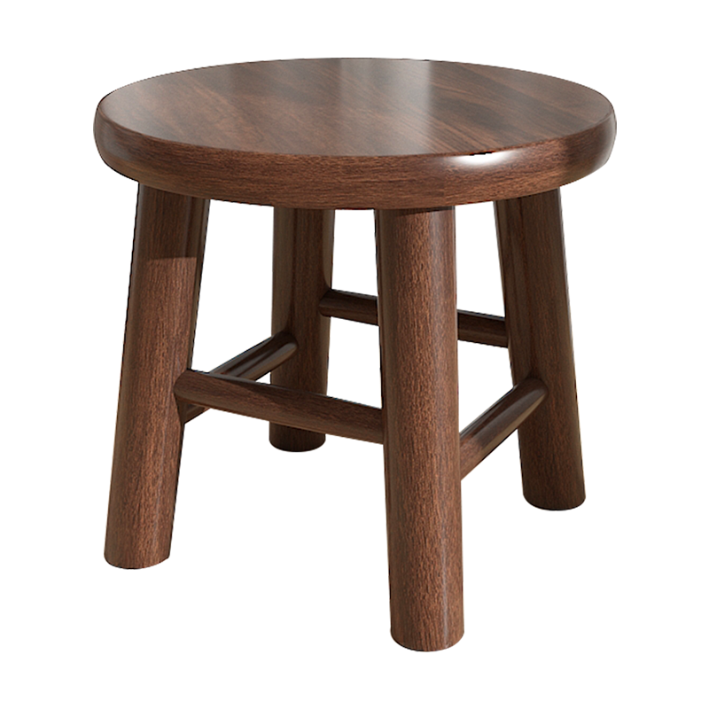 鑫环境 凳子家用纯实木板凳圆凳高凳子方凳叠放餐桌凳子经济型梳妆木凳子