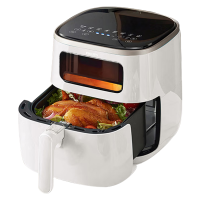 飞利浦(PHILIPS)海星空气炸锅 家用5.6L大容量多功能全自动[可视+不用翻面]双层锅体易清洗HD9257/20