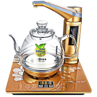 金灶(KAMJOVE) 全智能电茶壶自动加水茶具 电热水壶玻璃电热茶炉保温电茶炉 净水器版