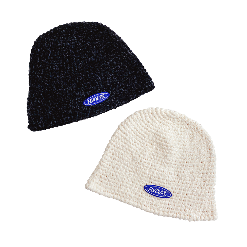 帽子女秋冬毛线帽雪尼尔针织帽大头围显脸小水桶渔夫帽护耳朵冬季