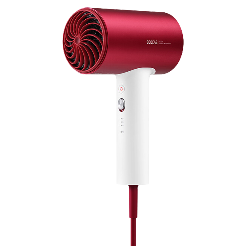 素士(SOOCAS) 负离子恒温护发电吹风 H5 红色