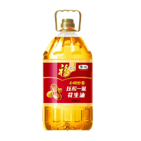 福临门 食用油 小榨炒香压榨一级花生油5L 物理压榨 中粮出品浓香酥田推荐