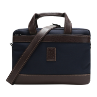 Longchamp 珑骧 男士BOXFORD系列织物配皮公文包手提单肩斜挎包 1486 080