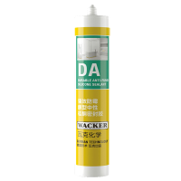 瓦克(WACKER) 玻璃胶400门窗防水填缝封边快干透明瓷白中性硅酮耐候密封胶 GM升级款低vod 速干踢脚线鱼缸