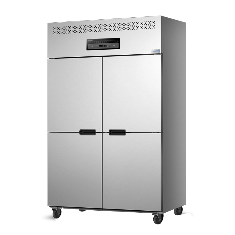 新飞(Frestec) 四门冰箱商用全冷冻铜管立式电冰柜酒店餐饮厨房不锈钢冷柜冷藏柜 四门冷冻工程款900L(电子温控)