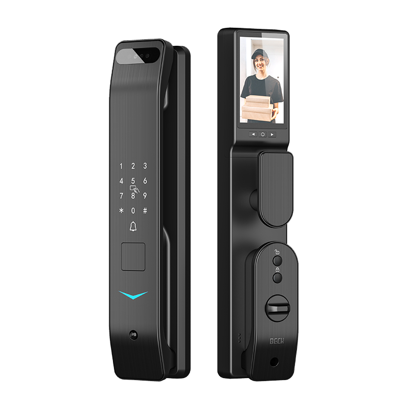 BECK人脸识别指纹锁智能门锁可视猫眼全自动电子密码家用防盗门V7