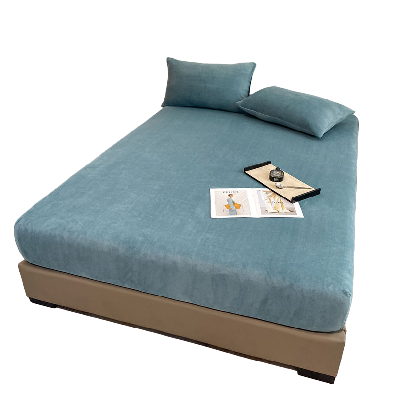 南极人(NanJiren)家纺 牛奶绒床笠单件床罩秋冬季加绒法兰珊瑚绒全包床单床垫保护套罩