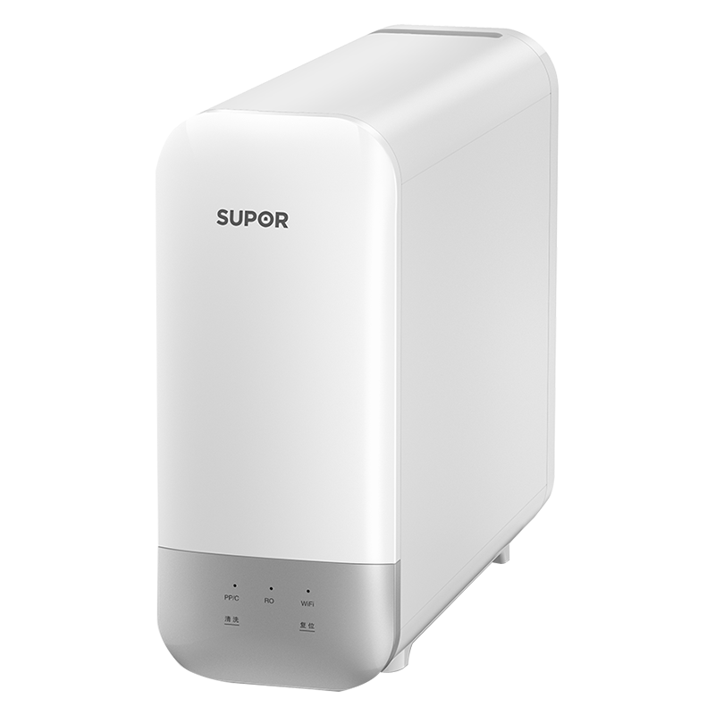 苏泊尔(SUPOR)家用净水器 UR86直饮RO反渗透4级过滤800G大通量无桶纯水机一级水效智能AI