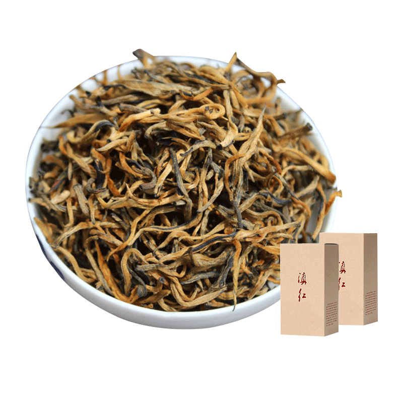 [2022年春茶]茗纳百川 春茶 凤庆红茶 特级滇红茶散茶 早春金丝滇红特级金芽250克