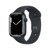 Apple Watch Series 8 智能手表 GPS版 41mm 午夜色铝金属表壳 运动型表带