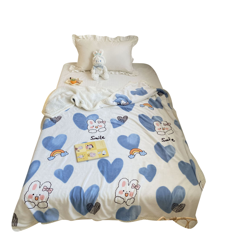 水洗棉床上四件套公主风女学生宿舍ins风床品花边床单三件套被套4