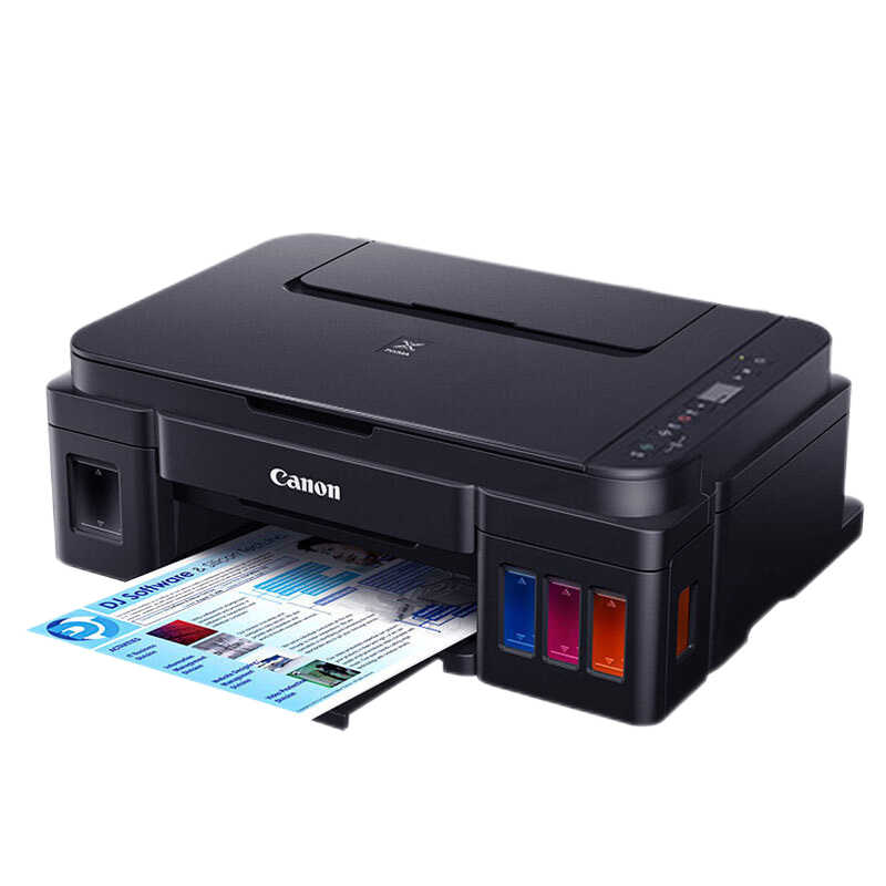 佳能(Canon)G2810彩色喷墨墨仓式连供照片相片打印机家用办公A4试卷文档一体机 替代G2800 3810 套餐二