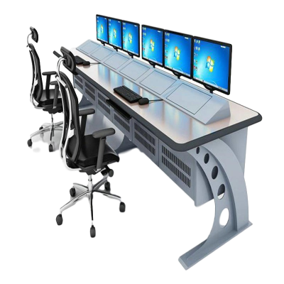 逐鹿中原接警台多媒体监控操作台调度台WH-565钢木材质