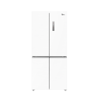 美的(Midea)60厘米薄系列483升十字双开门四门超薄嵌入超大容量家用智能冰箱一级变频BCD-483WSPZM(E)