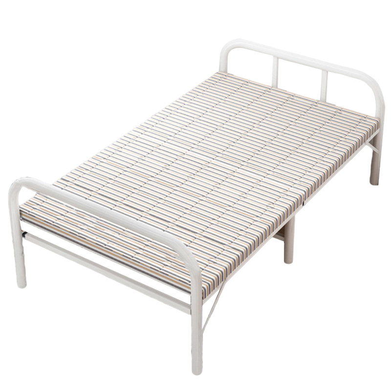 洛港 折叠床单人床午睡出租房简易小床便携办公室午休床双人家用硬板床