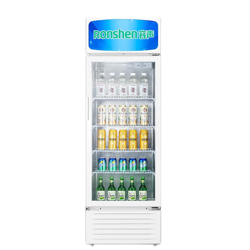 容声(Ronshen) 320升 商用展示柜 立式冷藏 大容量饮料柜 玻璃单门陈列柜