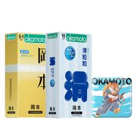 岡本避孕套003金装冰颗粒8片装男女士专用安全套套 计生情趣超薄官方正品byt