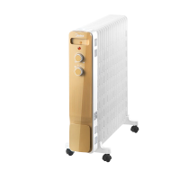 美的(Midea) 取暖器 电油汀家用电暖器17片加宽油丁暖气片智能恒温电暖气加湿干衣加热器整屋升温 HYW30GW