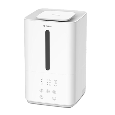 格力(GREE)加湿器 SCK-45X63 抑菌卧室孕妇婴儿上加水双重防漏轻音低噪三档调节小型家用空气香薰大雾量 白色