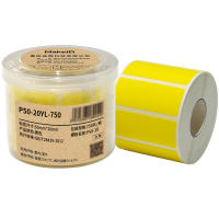 Makeid P50-20YL-750 打印标签纸 50mm*20mm (单位:卷) 黄色