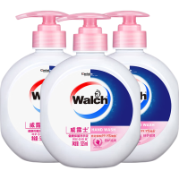 威露士健康抑菌洗手液倍护滋润525ml*3 抑菌99.9%保障家人健康 泡沫细腻易冲洗