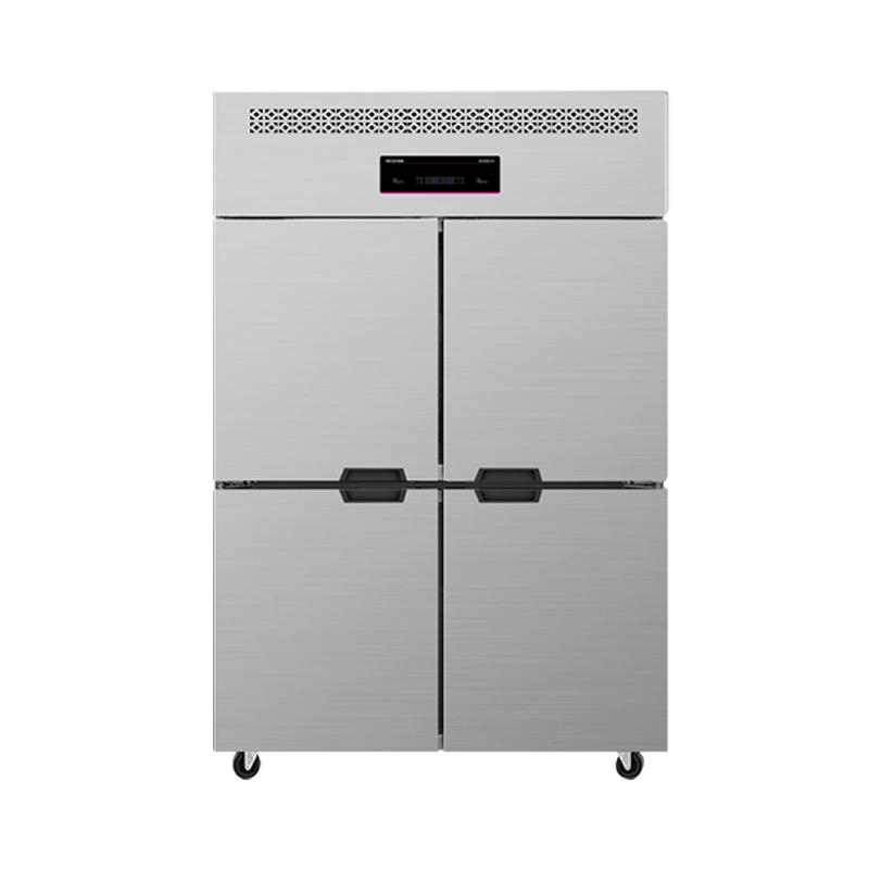 乐创电器(Lecon)四门冰箱商用厨房立式大容量冷藏冷冻冰柜不锈钢保鲜展示柜 四门冰柜(全冷冻)直冷款