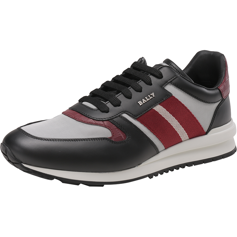 巴利 BALLY 男士织物配皮系带休闲运动鞋ASTAR TC