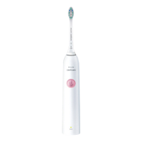 飞利浦(PHILIPS) 电动牙刷 充电式声波震动牙刷 自带1支刷头 2种洁齿强度 蜜桃粉HX3734/03