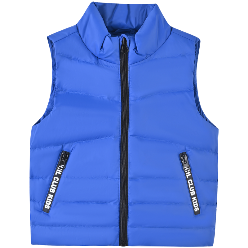 [清仓福利1件5折价:38.5元]铅笔俱乐部童装男童女童轻薄羽绒背心宝宝马夹外套防钻绒冬季