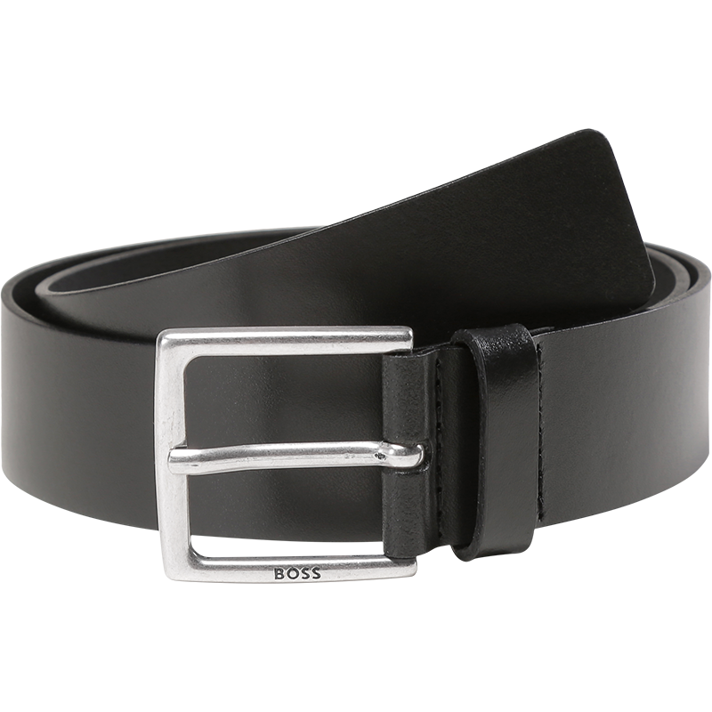 雨果博斯 HUGO BOSS 男士牛皮仿古效果针扣式皮带腰带50475296