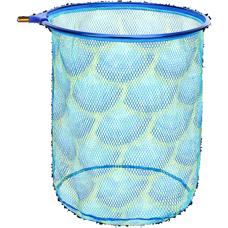 涂胶抄网兜向向锦鲤双线加深防挂抄网速干防刮铝合金抄网头大物捞鱼网渔具