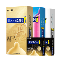 杰士邦旗舰店 18只避孕套超凡持久黄金持久装超薄0.01男女用组合安全套成人用品