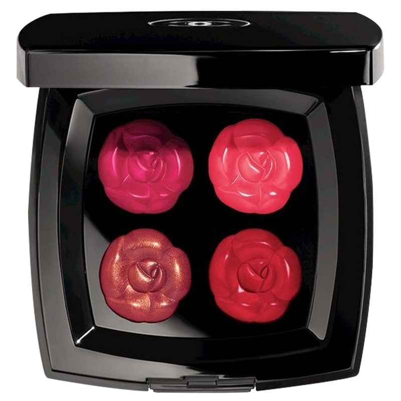 [送礼专属]CHANEL 香奈儿 水漾山茶花限量四色唇膏盘5g (内含小唇刷x1及绒布套x1)