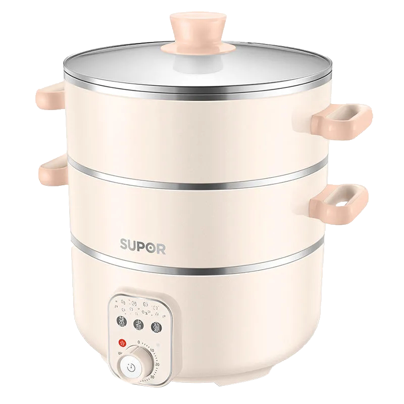 苏泊尔 (SUPOR) 电蒸锅 多用途多功能家用电火锅 电煮锅电炒锅电热锅大容量分体式不沾锅 ZN26YK18