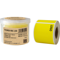 Makeid TCM50-90C-150 打印标签纸 50mm*90mm (单位:卷) 黄色
