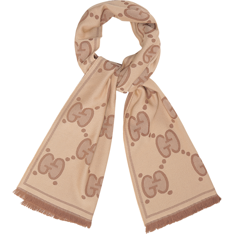 古驰 GUCCI 女士羊毛保暖围巾披肩581537 3G200