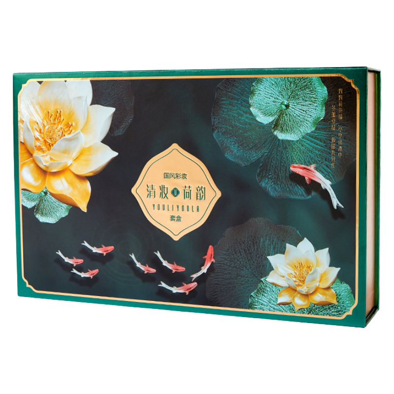 尤莉尤拉情人节中国风清妆荷韵彩妆套装十件套新手全套礼盒学生款