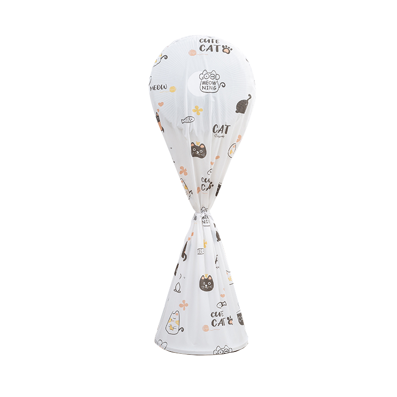 壹志家用落地式电风扇防尘罩长款通用型落地扇套全包风扇罩圆形立体包头可水洗电扇防灰收纳风扇防护罩 落地全包森林兔