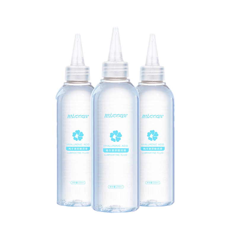 谜姬(Mizz Zee)人体润滑液200ml玻尿酸润滑油夫妻房事用阴道后庭男女用水溶性润滑剂液成人情趣用品情侣系列