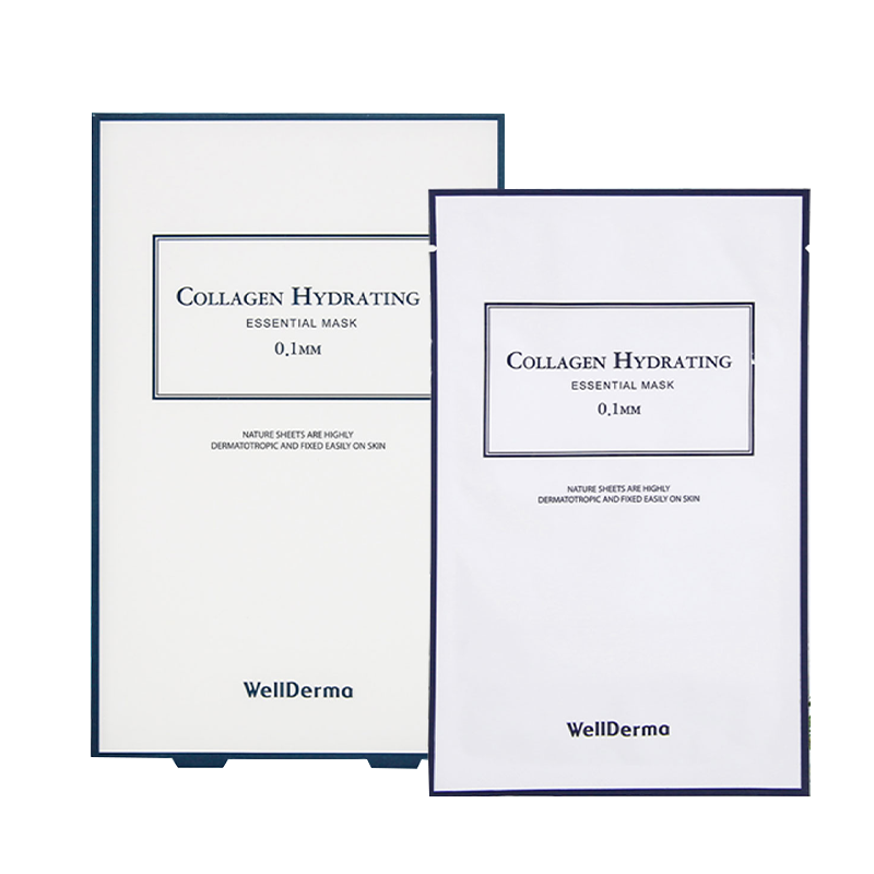 韩国WellDerma梦蜗人皮面膜胶原提拉面膜补水保湿抗初老25ml*10片