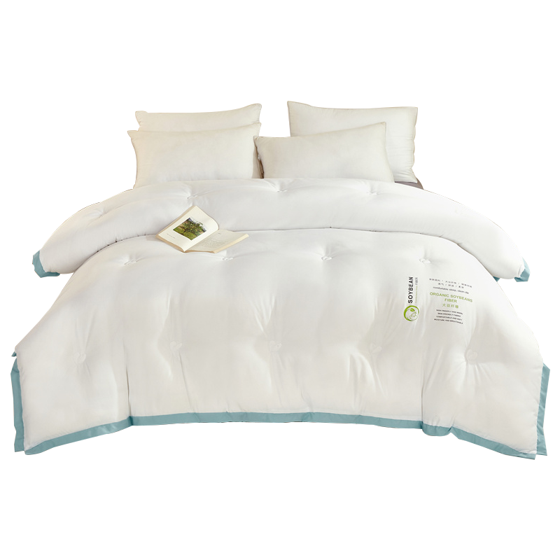 奂米抗菌大豆纤维被子春秋被芯四季通用棉被冬被加厚保暖单人学生宿舍814-3