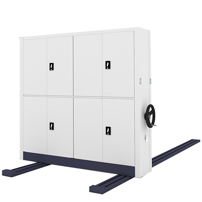 DXBG钢制档案架密集柜档案室密集架手摇式移动档案柜文件柜资料柜一列三组每立方单价