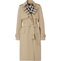 博柏利/巴宝莉 BURBERRY 女款棉质嘎巴甸Trench风衣外套80432071