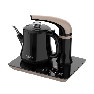 美的(Midea)电热水壶智能自动上水茶盘电茶壶电茶炉煮茶器茶具茶台多段控温0.7L大功率开电热水壶MK-ZDE071