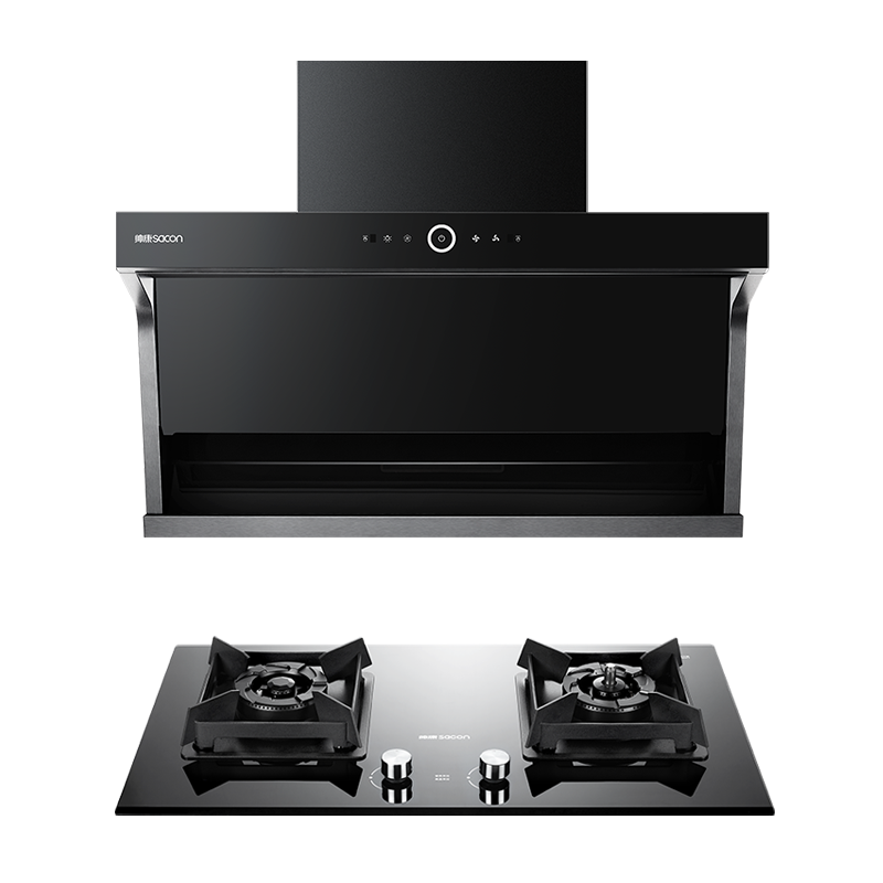 帅康(sacon)Y8273+E8T01F烟灶套餐顶侧双吸23立方厨电套装7字型吸油烟机燃气灶套装抽油烟机灶具套餐液化气