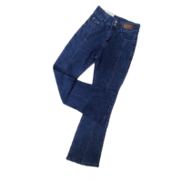 韩版高腰阔腿牛仔裤女2022年秋冬显瘦垂感喇叭开衩拖地裤子莎丞