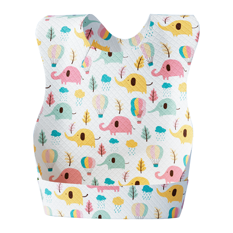 Protefix婴儿童一次性围兜宝宝吃饭神器小孩喂饭兜免洗防水围嘴宝宝口水巾