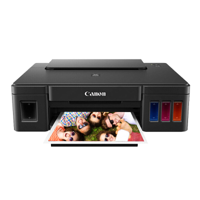 佳能(Canon)G1810彩色喷墨加墨式墨仓连供照片相片打印机家用办公A4办公文档打印 替代G1800 2810 套餐四