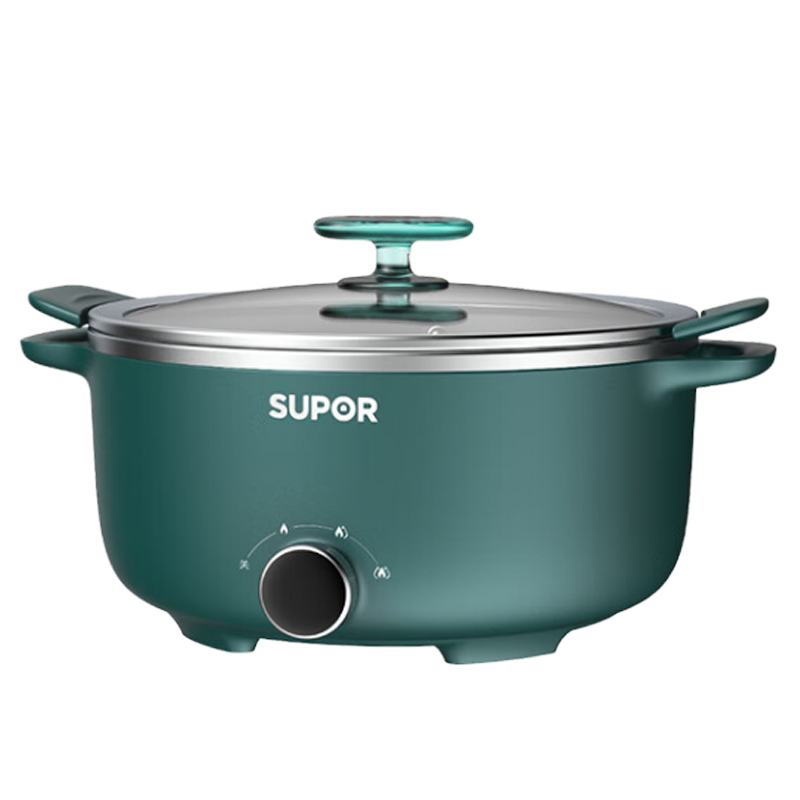 苏泊尔(SUPOR) 电火锅 升降式火锅5升大容量电煮锅多功能锅三档火力电热锅煲汤煮粥电火锅 H28YK835
